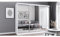 Fabryka Mebli Idźczak Kleiderschrank mit Spiegel - Schwebetürenschrank - Schlafzimmerschrank - 62 x 250 x 215 cm - Wohnzimmerschrank - Garderobenschrank, Schrank mit Zwei Türen, modern