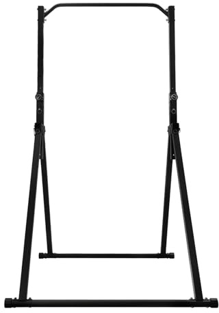 Power Tower Barre de traction autoportante, réglable en hauteur, multifonction, pour fitness, capacité de charge 200 kg, pour la musculation à la maison