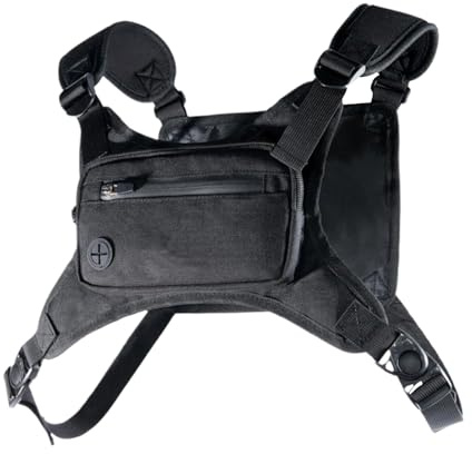 Djowyh da Corsa, da Escursionismo Gilet da Running, Porta Cellulare Zaino Accessorio Esterno per Uomini Donna Ciclismo Motociclismo Campeggio Caccia Viaggio