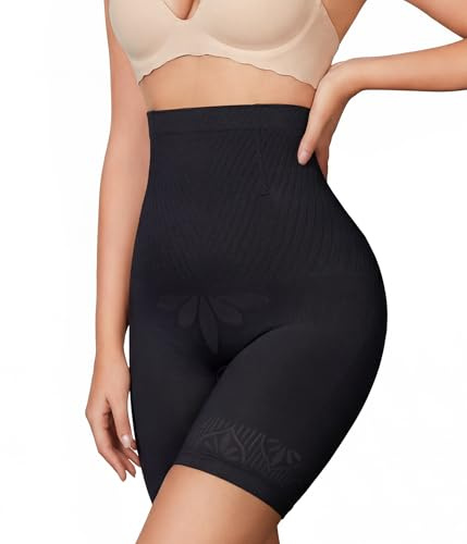 Gotoly High Waisted Shapewear for Women Tummy Control Knickers Seamless Body Shaper Shorts Shaping Underwear Thigh Slimmer Pants Slimming Briefs