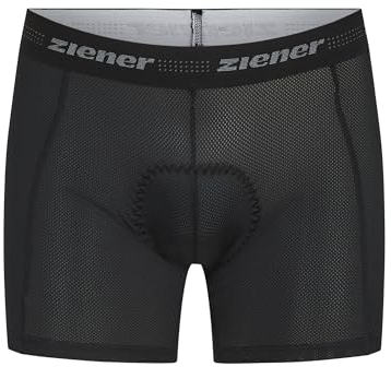 Ziener Damen Nekia X-Gel Fahrrad-Unterhose/Rad-Innenhose/Mountainbike-Unterwäsche - sehr atmungsaktiv|gepolstert|schnelltrocknend|elastisch, Black, 36