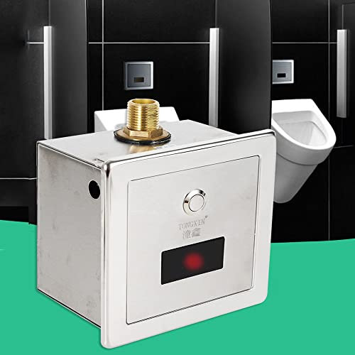 Sanitop-Wingenroth Robinet de chasse d'eau à infrarouge avec capteur automatique intelligent pour salle de bain G1/2 Montage mural