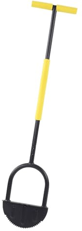 Pala de Recorte Manual, Cizalla Eficiente de Acero Al Carbono Práctica Bordeadora de Media Luna Limpieza Simple y Resistente para Parterres de Flores para Jardines