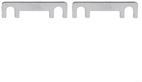 Bulevisiter Flat Blade Fuse 30A - 5PCS Car Fuse Flat Type 32V for Automotive Battery Protection, Compatible with 40A/50A/60A/70A/80A/100A Systems, Silver Bolt-On Bracket(40A)