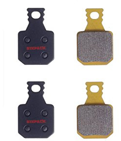Sixpack Bremsbeläge Bremsbelag (Sinter) Magura MT7 (4-Piston), schwarz, Standardgröße, SI-300180