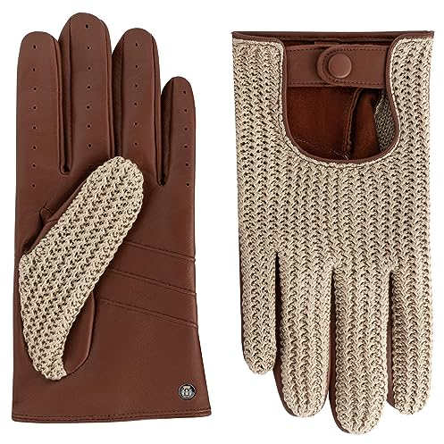 Roeckl Le Mans Autofahrer Handschuhe, saddlebrown, 9