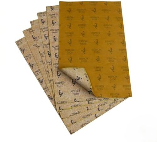 A4 Carbon Paper 12 Sheets Transfer Paper Carbon Paper for Paper, Metal, Glass, Carving, DIY Wood Burning Transfer Craft I Hand Copy A4 (210X330MM) (Yellow)