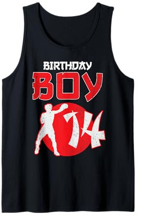 Boxen 14 Jahre alt Geburtstag MMA Kampfsport Jungen Tank Top