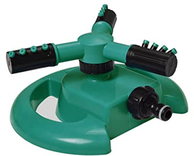 FUNOMOCYA Arroseur De Jardin Rotatif avec Bras Système Irrigation Automatique pour Pelouse Et Plantes Et Durable