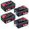 4 Stück 20V 5.0Ah Ersatzakku für Worx Akku Kompatibel mit Worx 20V Akku WA3551 WA3553 WA3556 WA3641 WA3605 WA3572 Mit Front und Rücklicht, kein Original