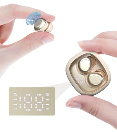 ANSTEN Casque de sommeil Bluetooth 5.4, Réduction de bruit - Écouteurs intra-auriculaires, Casque de sommeil pour dormir sur le côté, 48 heures d'autonomie - Écouteurs pour dormir, entraînement