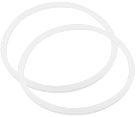 Veemoon 2Pcs Insulated Lunch Box Sealing Rings Silicone Gaskets for Bento Food Container Lid Replacement, 11Cm Outer Diameter, 10Cm Inner Diameter, Fresh Food Storage Seal for Portable