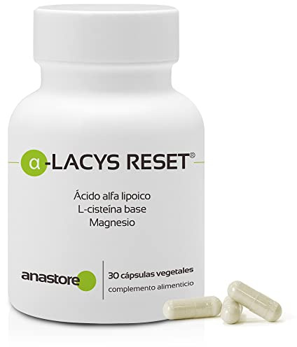 Ácido alfa lipoico (alfa-LACYS RESET®) con base de L-Cisteína, Magnesio* 300mg/30cápsulas *potente acelerador y regulador del rendimiento * útil contra la diabetes, reduce la fatiga*