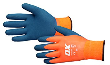 OX vattentät termisk latexhandske storlek 10/XL