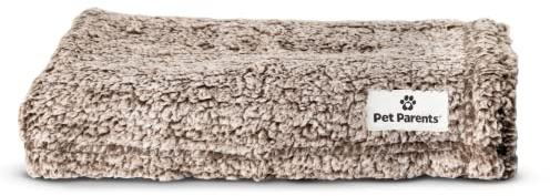 Pet Parents Premium Pet Blanket - Water Resistant, Perfect for Crates, Calming, Large, Medium, Small Dogs & Puppies - Color: Chocolate, Size: 24x32