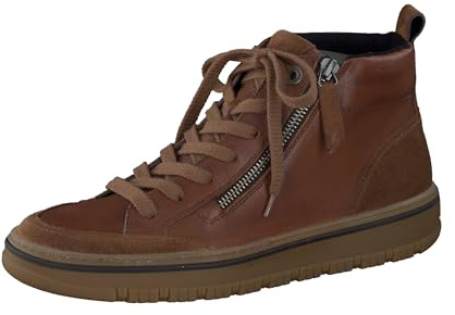 Paul Green Zapatillas altas para mujer con ancho de relax y plantilla intercambiable, Marrón 03x, 38.5 EU