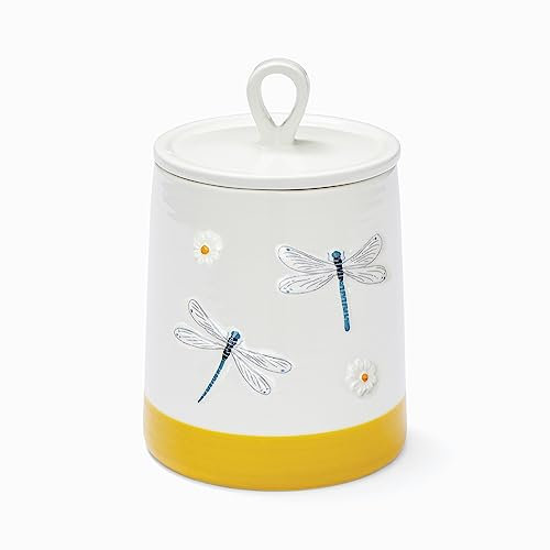 Cooksmart Ceramic TCS Canister | Tea Coffee Sugar Canisters For All Type Of Kitchens | Coffee And Tea Storage Jars With Modern Designs - English Meadows