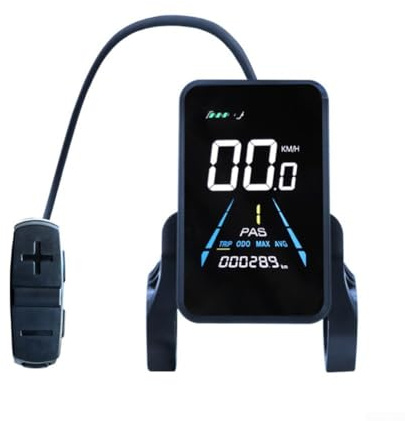 Pantalla LCD para computadora de bicicleta, impermeable, eléctrico, panel digital, velocímetro, medidor de panel digital con monitor de cadencia de velocidad