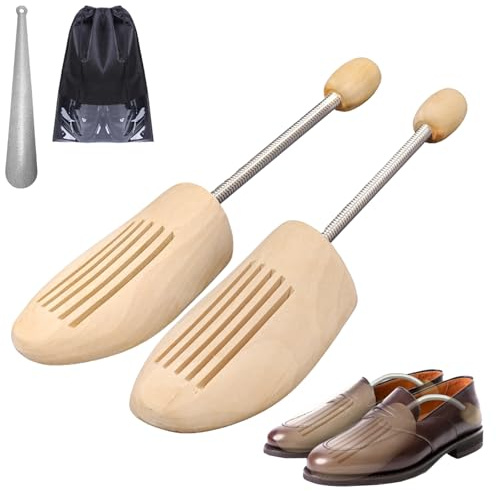 VIVEBEI Wooden Shoe Tree, Maintain Holder Shape Shoe Trees for Men and Women