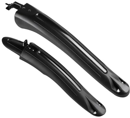 PSNKLMM Juego de Guardabarros for Bicicleta montaña 26 a 29 Pulgadas con Tornillo Fijo y extensión Ancha, Protector contra Salpicaduras Agua Suciedad