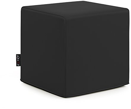 extroitaly Cubo - Pouf Poltrona Relax Prodotto Italiano (Portata 100Kg) per Sedersi Design Moderno, Poltroncine da Salotto, Camera da Letto, Giardino, in Ecopelle Idrorepellente Sfoderabile