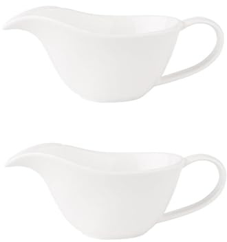 BURLOE Ceramic Sauces, with an Ergonomic Handle Sauce Bowl with Drip -Free Lip Runs Milk Jugs Sauce Container. Warming Salad Dressings,Red