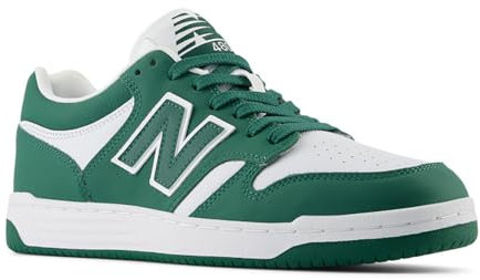 NEW BALANCE Herren 480 Sneaker, Team Forest Green/White, 37.5 EU