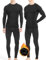 NOOYME Thermounterwäsche Herren Elastisch Funktionsunterwäsche Weich Thermo Unterwäsche Männer Winter Warm Skiunterwäsche Atmungsaktiv Funktionswäsche Thermowäsche Schwarz M