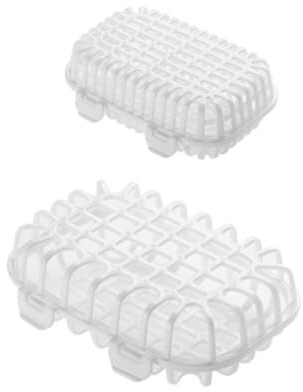 2Pcs Dishwasher Basket, Plastic Dishwasher Soaking Box Cutlery Cleaning Basket Bottle Washer for Bottle Parts, Bottle Cleaner for Small Tools
