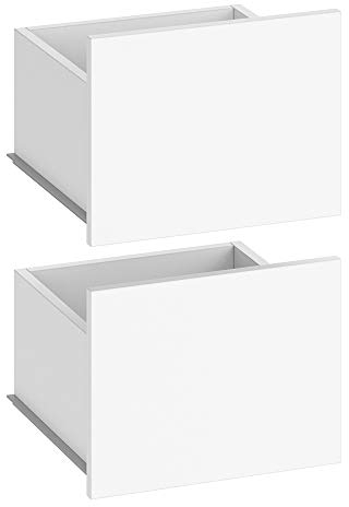 Vicco Schubladenset Guest, Weiß, 34.5 x 26.4 cm 2er Set