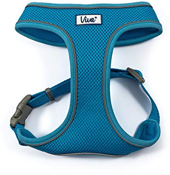 Ancol Viva Mesh Dog Harness, Blue, Medium (fits girth 44-57 cm)
