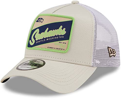 New Era A-Frame Trucker Cap - Seattle Seahawks Stone beige