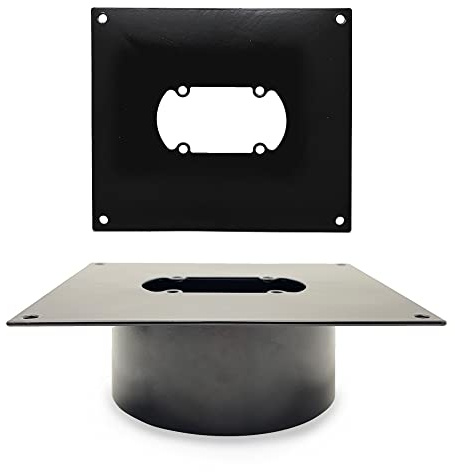 Butler Technik Stainless Steel Diesel Heater Turret Mount Plate for RV Motorhome Camper Eberspacher Espar Webasto Auxiliary Heating Furnace Extra Deep Mount PRO (60mm)