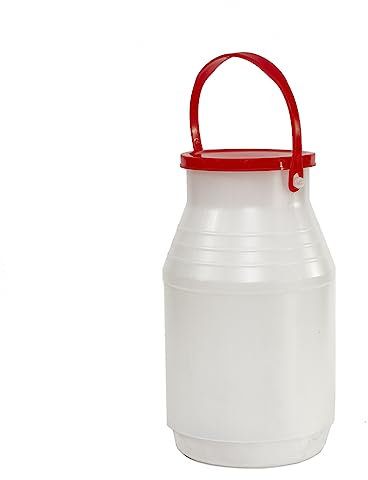 LECHERA PLASTICO TAPA ROJA 1 L.