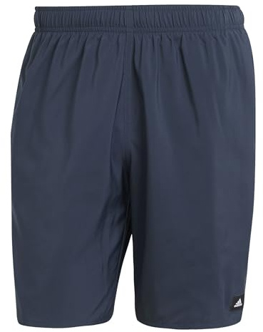 Adidas Herren Solid CLX Classic-Length Swim Shorts, Aurora Ink/Black, S