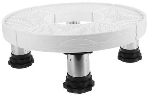 Angoily Soporte Inoxidable Para Aire Acondicionado Patas Ajustables Bandeja Mini Refrigerador Pedestal Lavadora Base Refrigerador