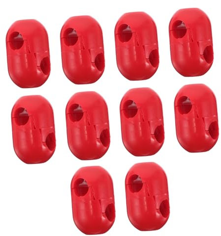 KONTONTY 10pièces Boucles pour Filets Escalade Accessoires De Jeu Extérieur pour Garçon Fille Connecteurs Robustes pour Corde Et Mur Escalade De Terrain De Jeux