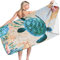 Strandtücher Mikrofaser 200x100, Meeresschildkröte Reisehandtuch Handtuch Schnelltrocknend XXL Badehandtuch Groß, Strandhandtuch Beach Towel Stranddecke Damen Schildkröte