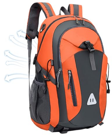 Sac À Dos De Randonnée Pour Les Hommes Sac de Trekking 35L Imperméable | Équipement De Randonnée Et De Pour La Randonnée, L'Alpinisme, Les Activités De Plein Air, L'Escalade En Montagne, Le