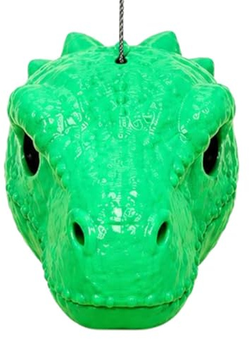 para Ardillas Recipiente de Comida con Cabeza de Dinosaurio | s Exteriores para Ardillas Para Amantes de Animales Jardín Patio Patio Trasero Balcón Árbol