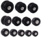 ICTRONIX Paar Gepäck-Koffer Ersatz Wheels Rad Kofferrollen Trolley ersatzrollen Für Trolley Gepäckkoffer Hartschalenk ffer