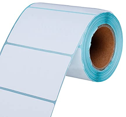 Etichette Autoadesive Etichette Adesive Rotolo Appiccicoso 500 Pezzi Etichette Congelatore 80mm * 60mm Etichette Fisse Etichetta Termica Etichette Autoadesive Per Indirizzi in Rotolo