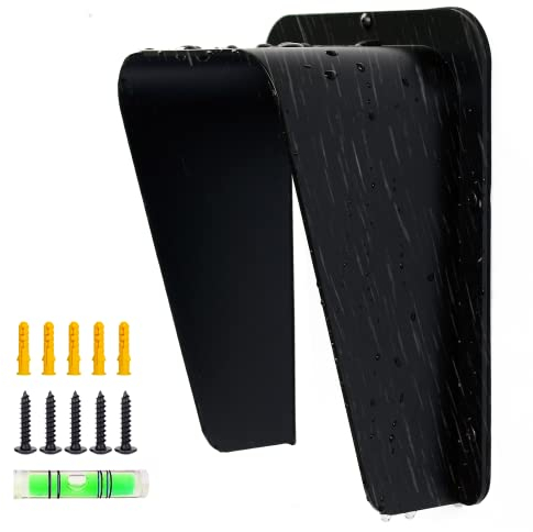 Large Waterproof ABS Rain Cover for Doorbell, Keypad Rain Cover, Doorbell Protector Cover for Doorbell, Ring Chime, Video Doorbell, Door Lock