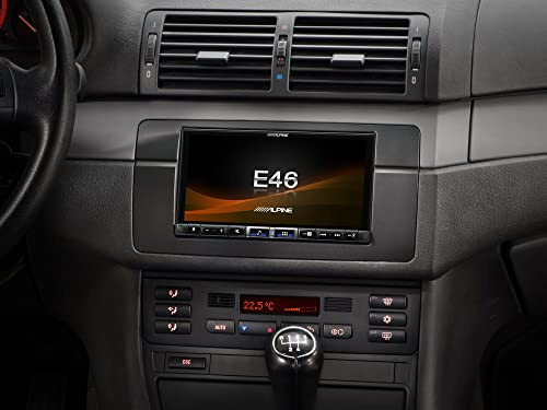 Alpine iLX-705E46 Station multimédia numérique 7 de qualité supérieure pour BMW Série 3 E46 avec radio numérique DAB+, Apple CarPlay et Android Auto