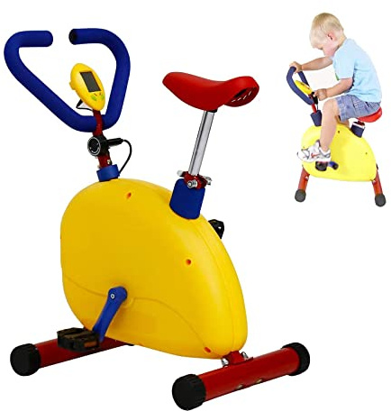 PDKJNID Spaß Und Fitness TrainingsgeräTe FüR Kinder, Heimtraining Kleinkind Heimtrainer Lernfahrrad, Kinderspiel Workout GeräTe, FüR 3 Bis 8 Jahre Alte Heimtrainer FüR Kinder