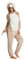 Loungeable Damen Jumpsuit Langer Overall Einteiler Tiger Luxury Fleece All In One 793076 3D Tier-Kostüm Karneval M