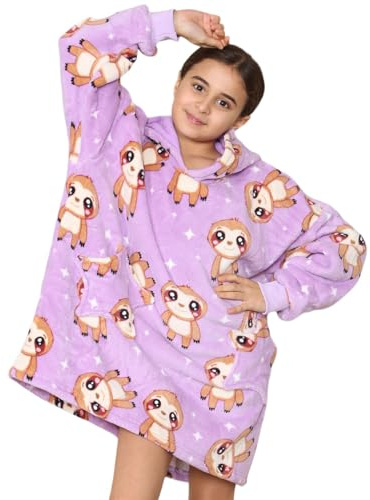 A2Z 4 Kids Ultra Soft Oversized Hoodie Snuggle with Plush Sherpa Fleece Lining Stylish Hooded Sweatshirt for Boys and Girls Cozy Comfort and Fashionable Warmth for Your Little Ones
