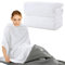 BALAPET 2 Pack Sauna Blanket Insert Towel,100% Cotton Insert for Sauna Blanket, Soft Absorbent Sauna Towel for Infrared Sauna Blankets,Reusable and Machine Washable(White)