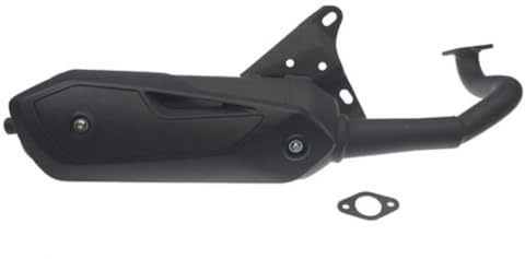 Silent-Pro Tuning Auspuff – Schwarz – passend für CPI Hussar, Popcorn, Bingo, GT Union – 50ccm 2-Takt – Sportauspuff für Minarelli Nachbau