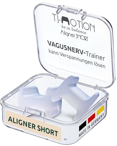 TJ-Motion Aligner SHORT storlek B 5,5 erbjuder en mild käksträckning för att slappna av käk-, nack- och ryggmuskulaturen. Perfekt för nybörjare med starka spänningar –tillverkad av medicinsk silikon.